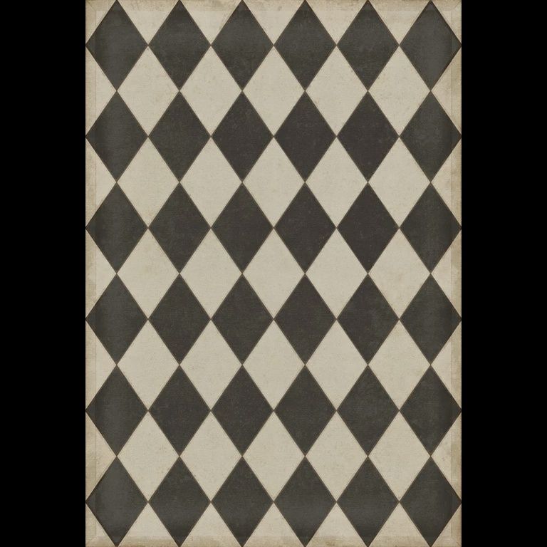 Vintage Vinyl Williamsburg Diamonds Edward 70x102 Rug