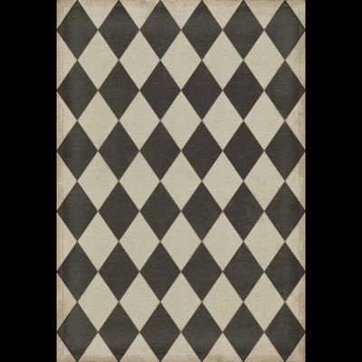 Vintage Vinyl Williamsburg Diamonds Edward 70x102 Rug