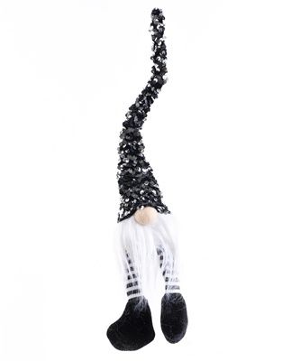 Oh What Happened Light Black Sequin Hat Gnome