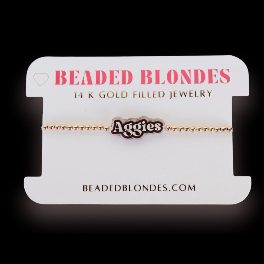 Aggies Gold Bracelet