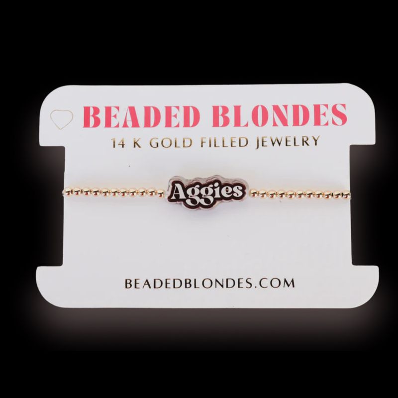 Aggies Gold Bracelet