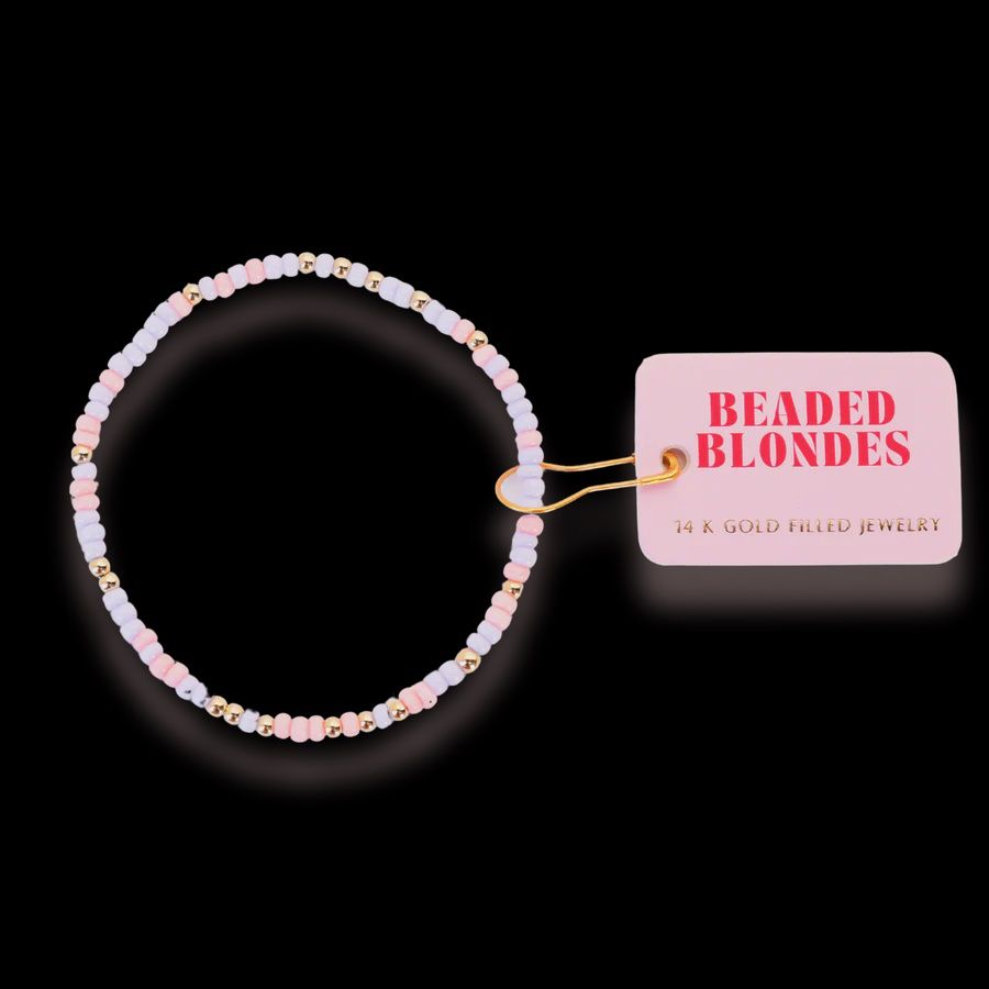 Light Pink and Lilac Kids Sprinkle Bracelet