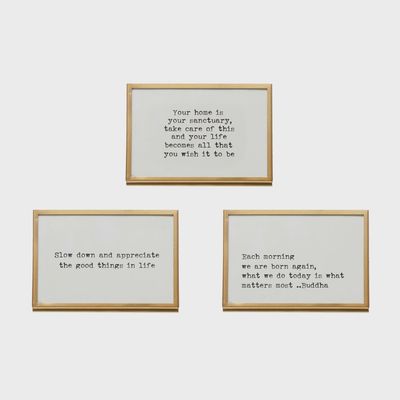 Saying Frame w. Easel