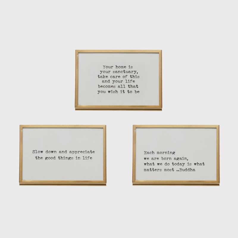 Saying Frame w. Easel