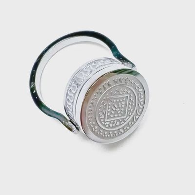 Boho Lip Balm Moveable Band 14K Gold Ring