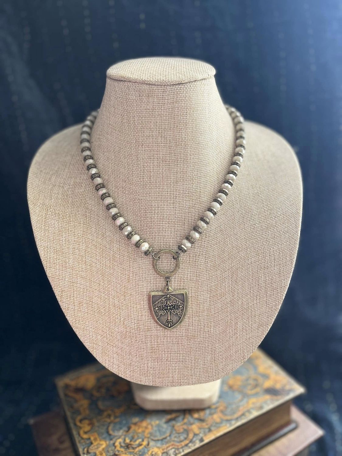 Crystal w/ Pendant Necklace
