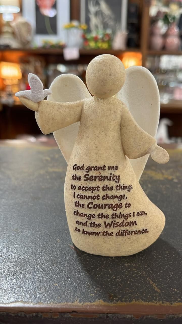 4.5&quot; Serenity Prayer Angel Faithstones