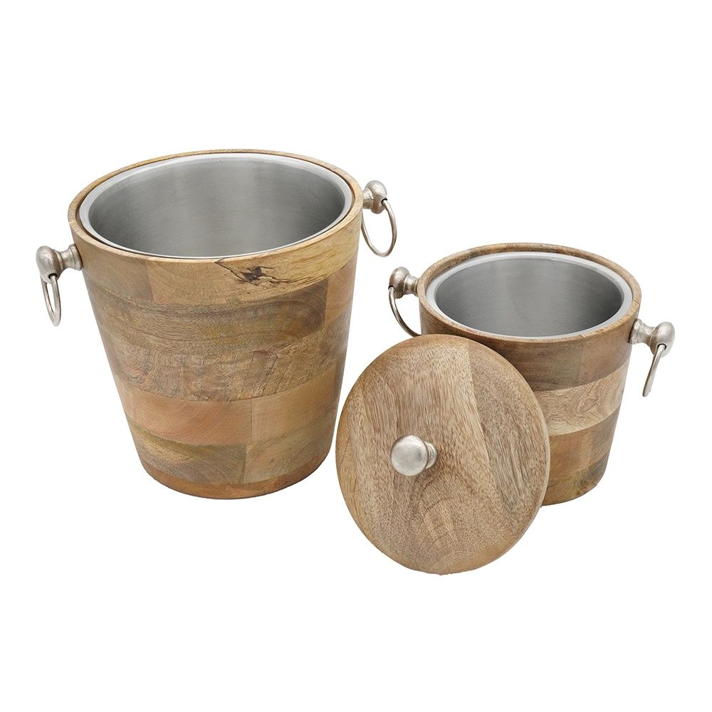 Mango Wood Bar Bucket