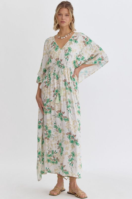 Tassel Tie Kaftan