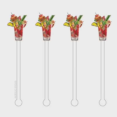 Bloody Mary Stir Acrylic Sticks