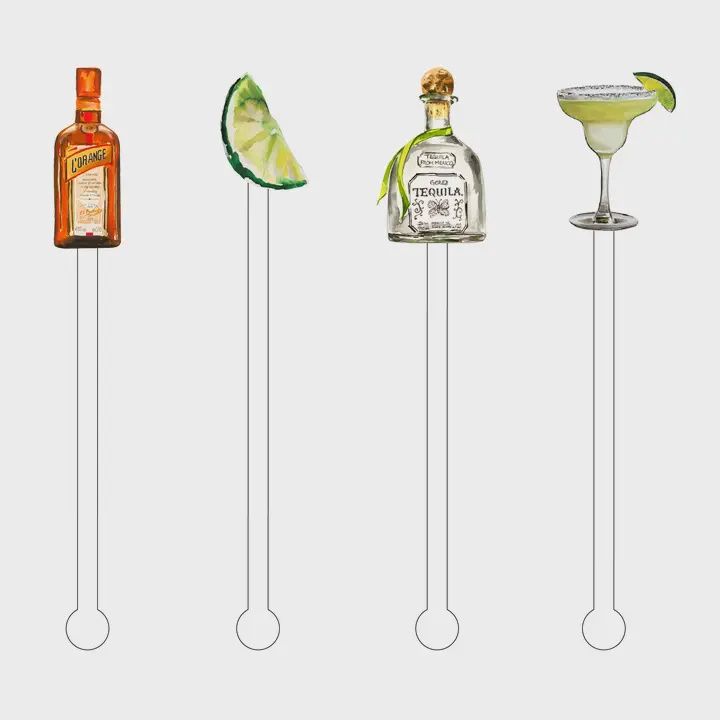 Margarita Stir Acrylic Sticks