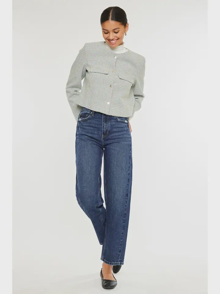 High Rise Slim Balloon Fit Jeans