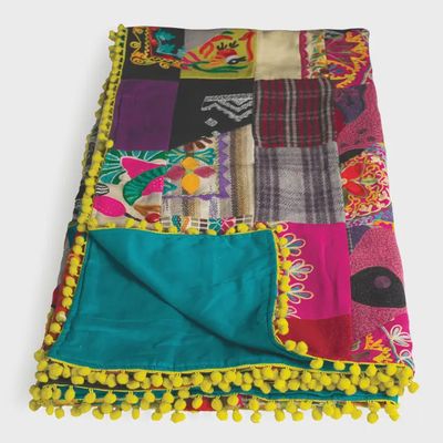 Recycled Cotton Patch Throw