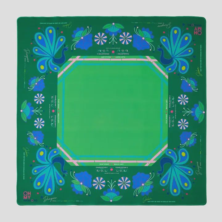 Mahjong Mat, Colour: Birdie Green