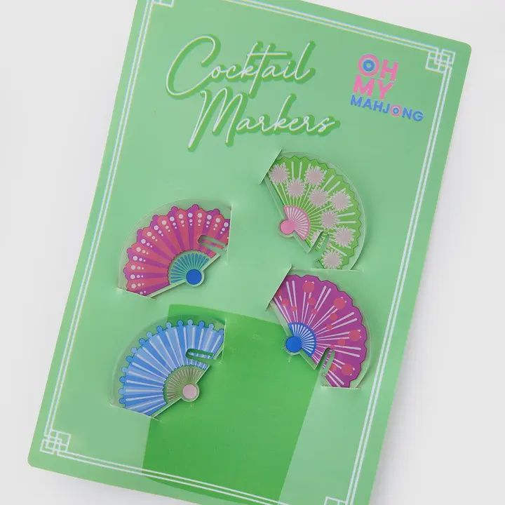 Mahjong Cocktail Markers