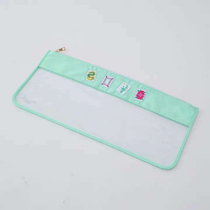 Mahjong Tile Bag, Colour: Mint Birdie