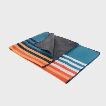 Blanket Tote Outdoor Picnic Blanket, Colour: Marine Stripe
