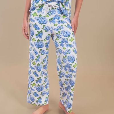 Blu Hydrangea Pajama Pants