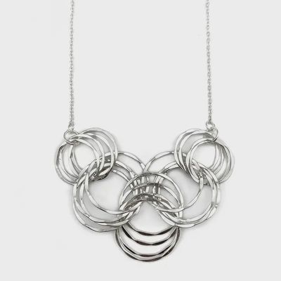 Silver Circle Necklace