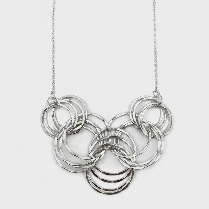 Silver Circle Necklace