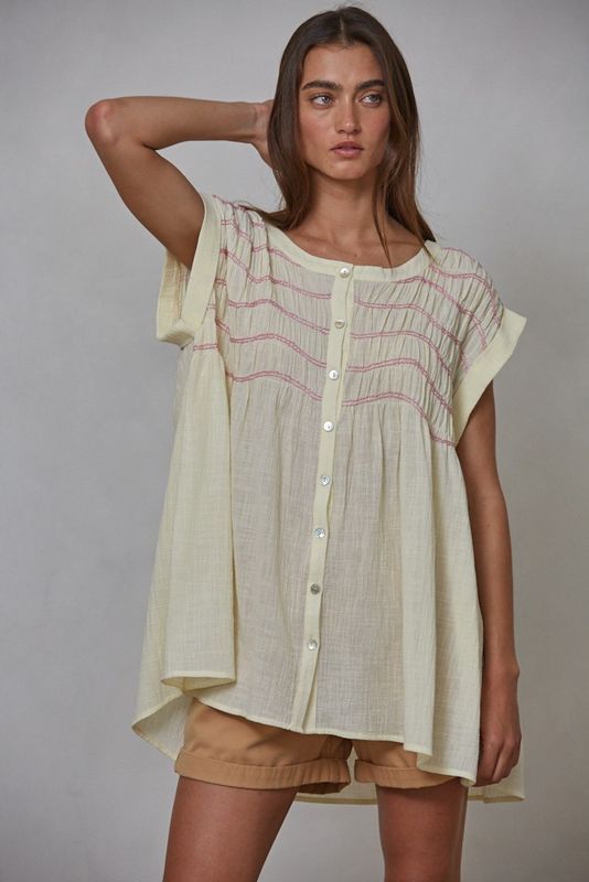 Bossa Button Down Tunic