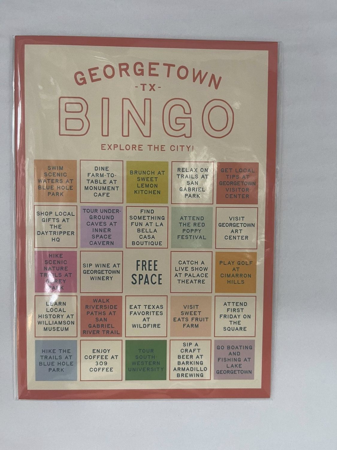 Georgetown Bingo Cards