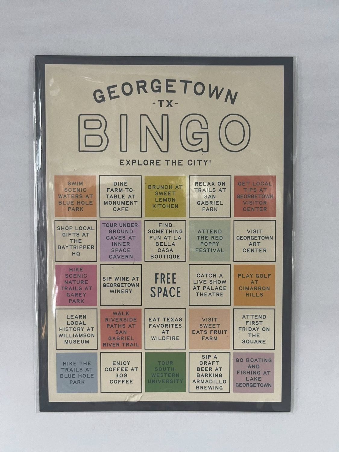Georgetown Bingo Cards