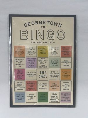 Georgetown Bingo Cards