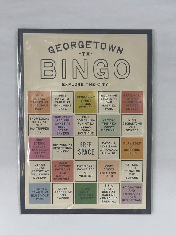 Georgetown Bingo Cards