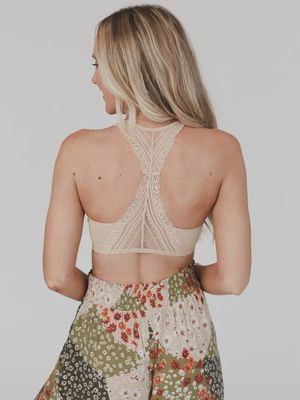 Evermore Seamless Lace Razorback Bralette