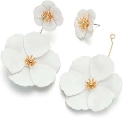Poppy Back Dangle Earring