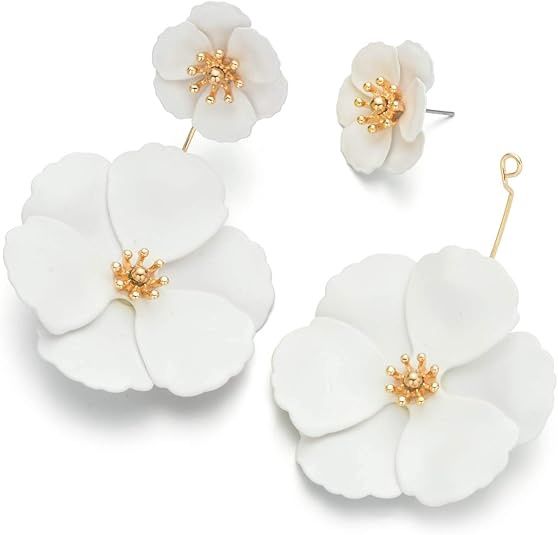 Poppy Back Dangle Earring