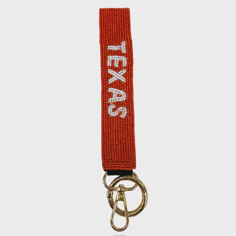 Texas Beaded Wristlet