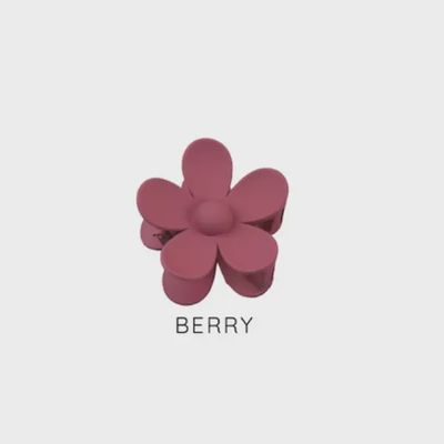 Berry Flower Hair Clip