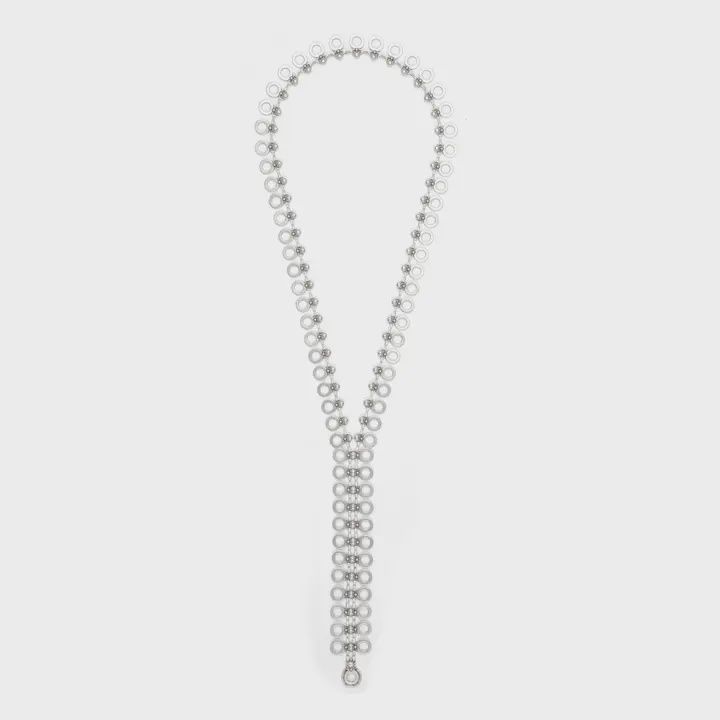 1749 Handcuff Pewter Necklace