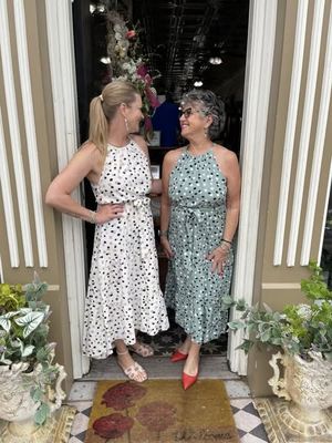 Polka Dot Halter Dress
