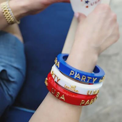 Party in the USA Resin Bangle