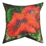Bright Poppy Pillow