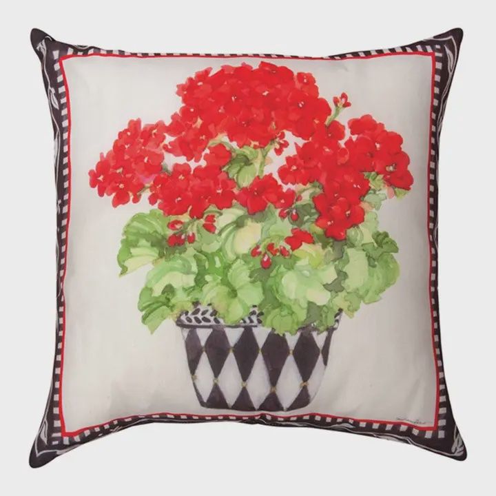 Geranium Pots- 18 Pillow Climaweave