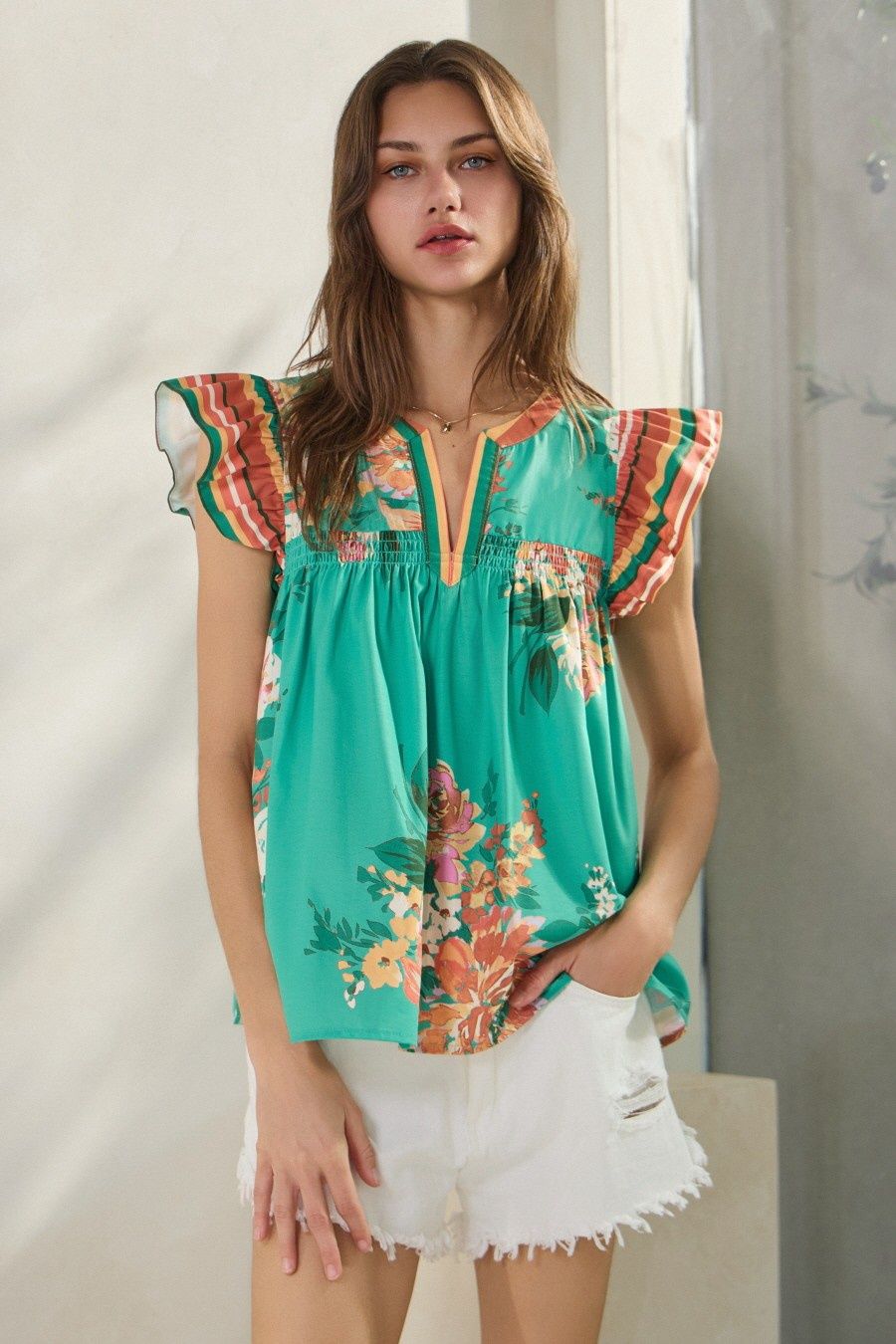 Pulmonaria Flutter Blouse