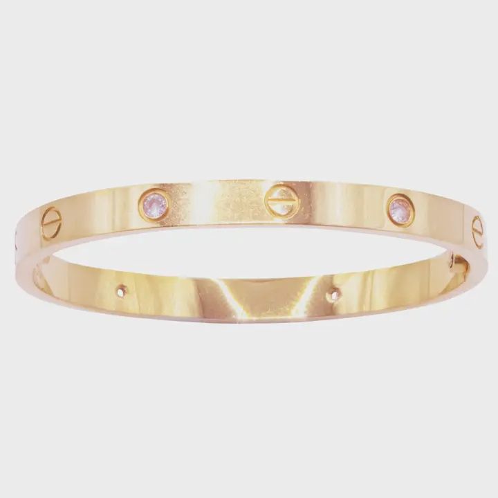 Stackable Gold Plated Bangle