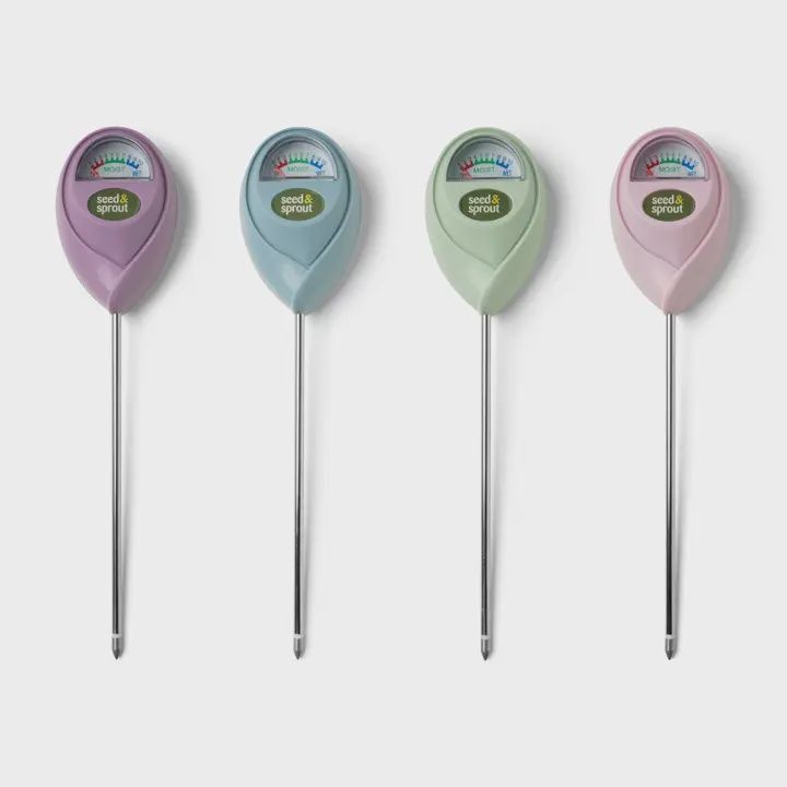 Seed &amp; Sprout Potted Plant Moisture Meter, Colour: Purple