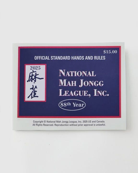 Official Standard Hands &amp; Rules Mahjong Score Card