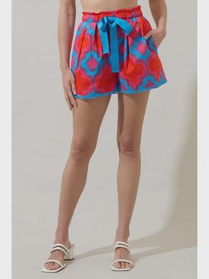Devany Mix Media Melia High Waisted Shorts