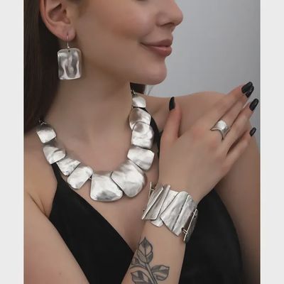 Silver Multi Plated Necklace
