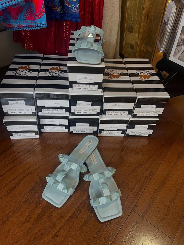 Mandy Blue Sandal