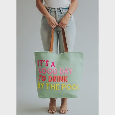Drink By The Pool Tote