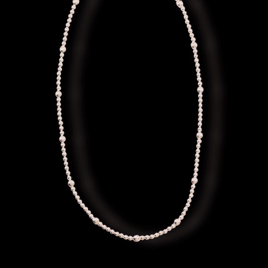Silver Olive Necklace 16&quot;
