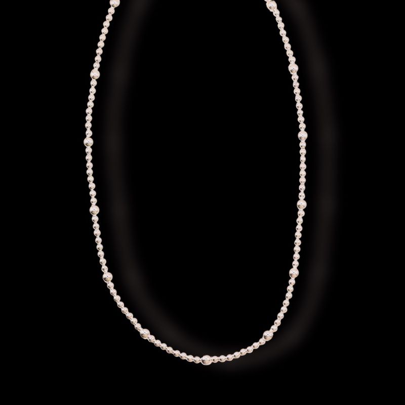 Silver Olive Necklace 18&quot;