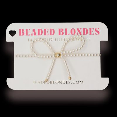 Pearl Bow Bracelet